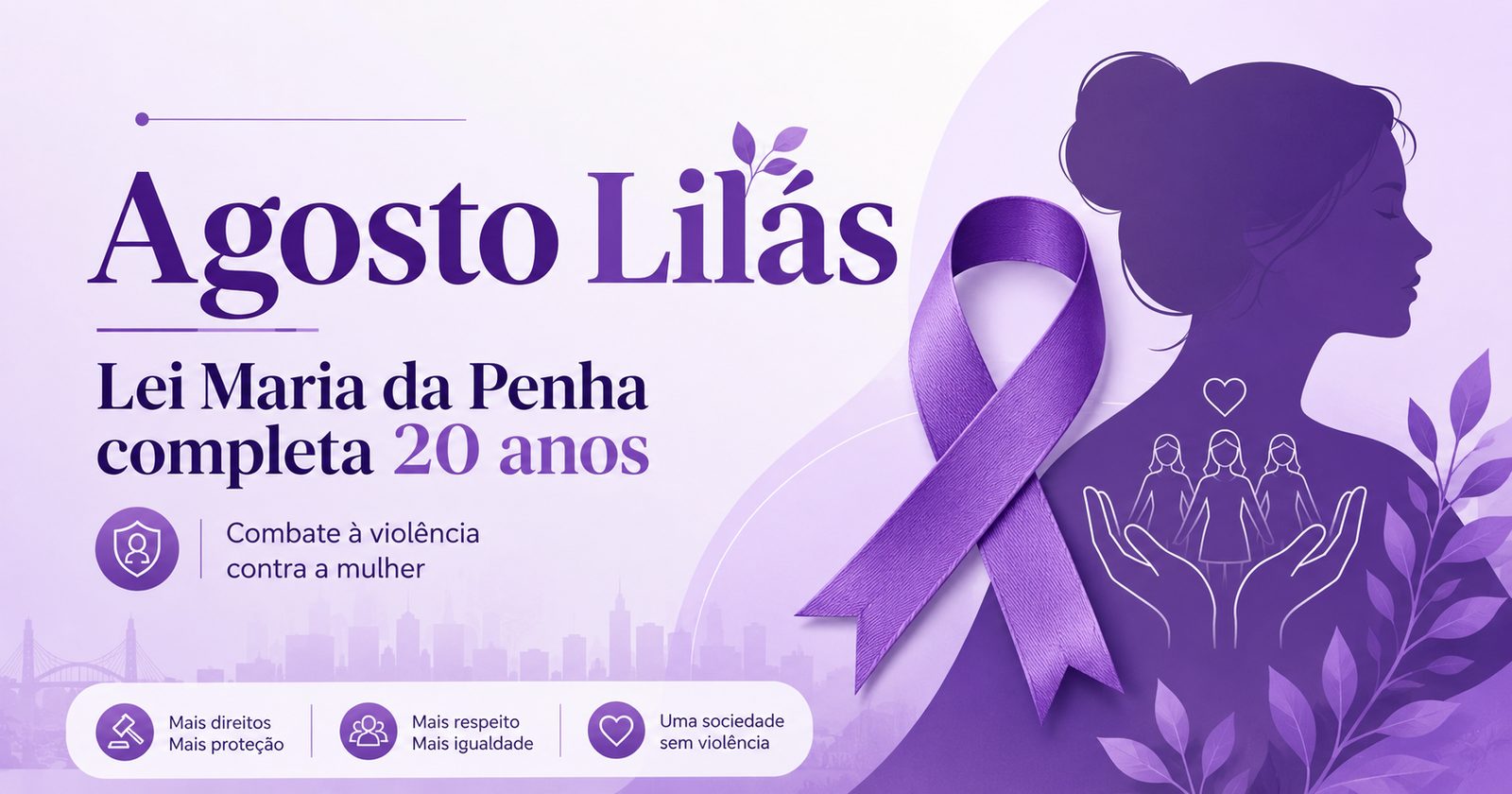 Agosto Lilás: Lei Maria da Penha completa 20 anos e dados da violência contra a mulher preocupam no RS