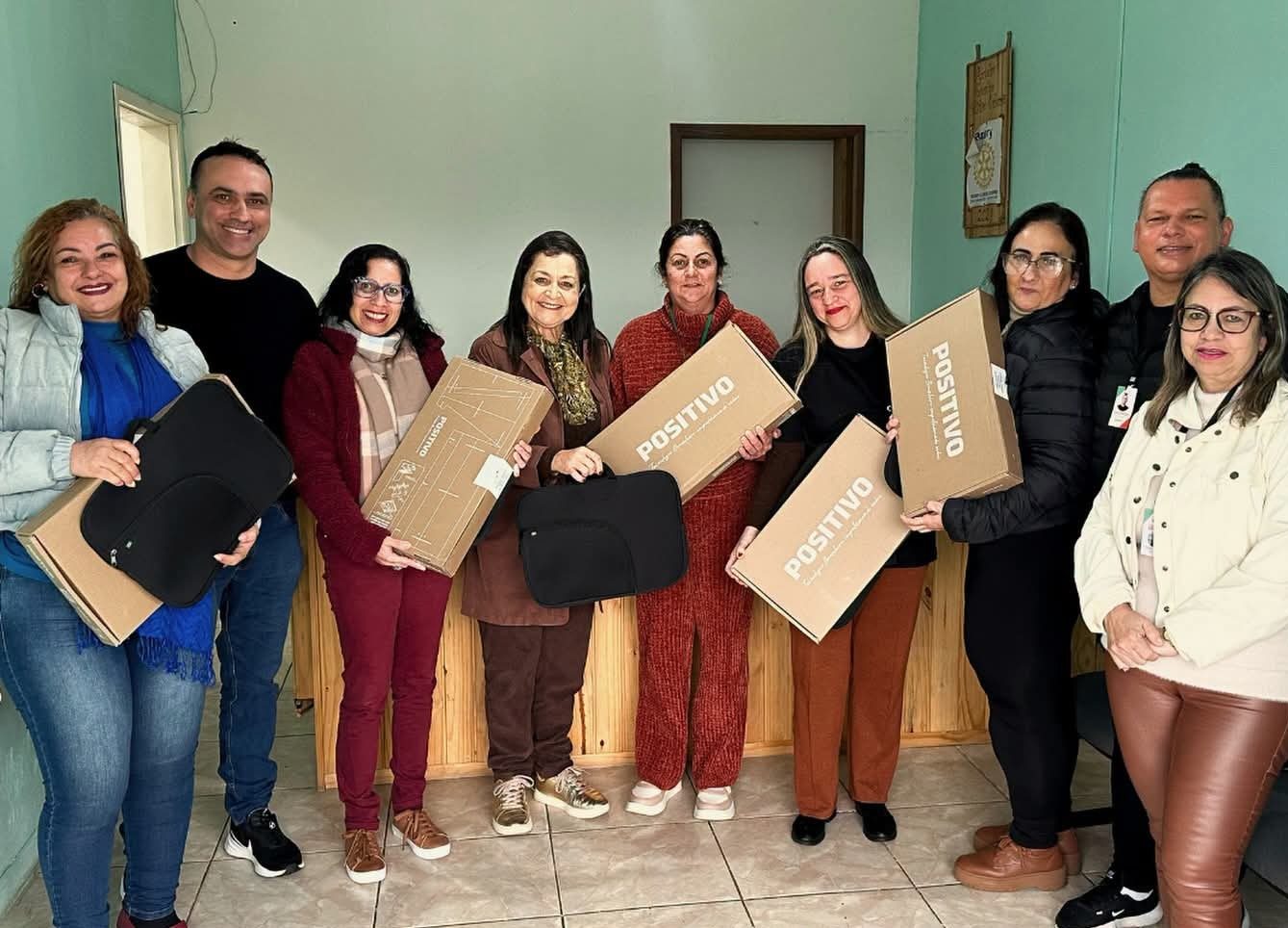 Recebimento de novos materiais