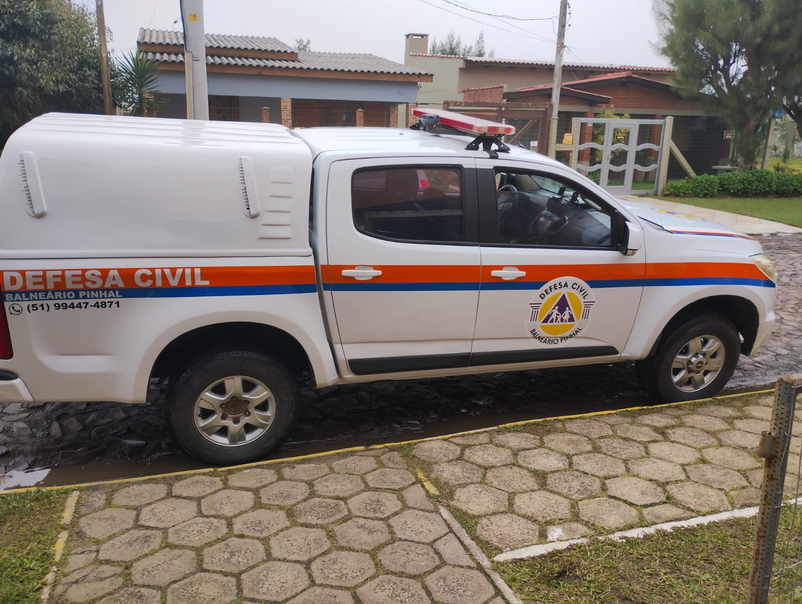 Nova viatura da defesa civil de Balneário Pinhal.