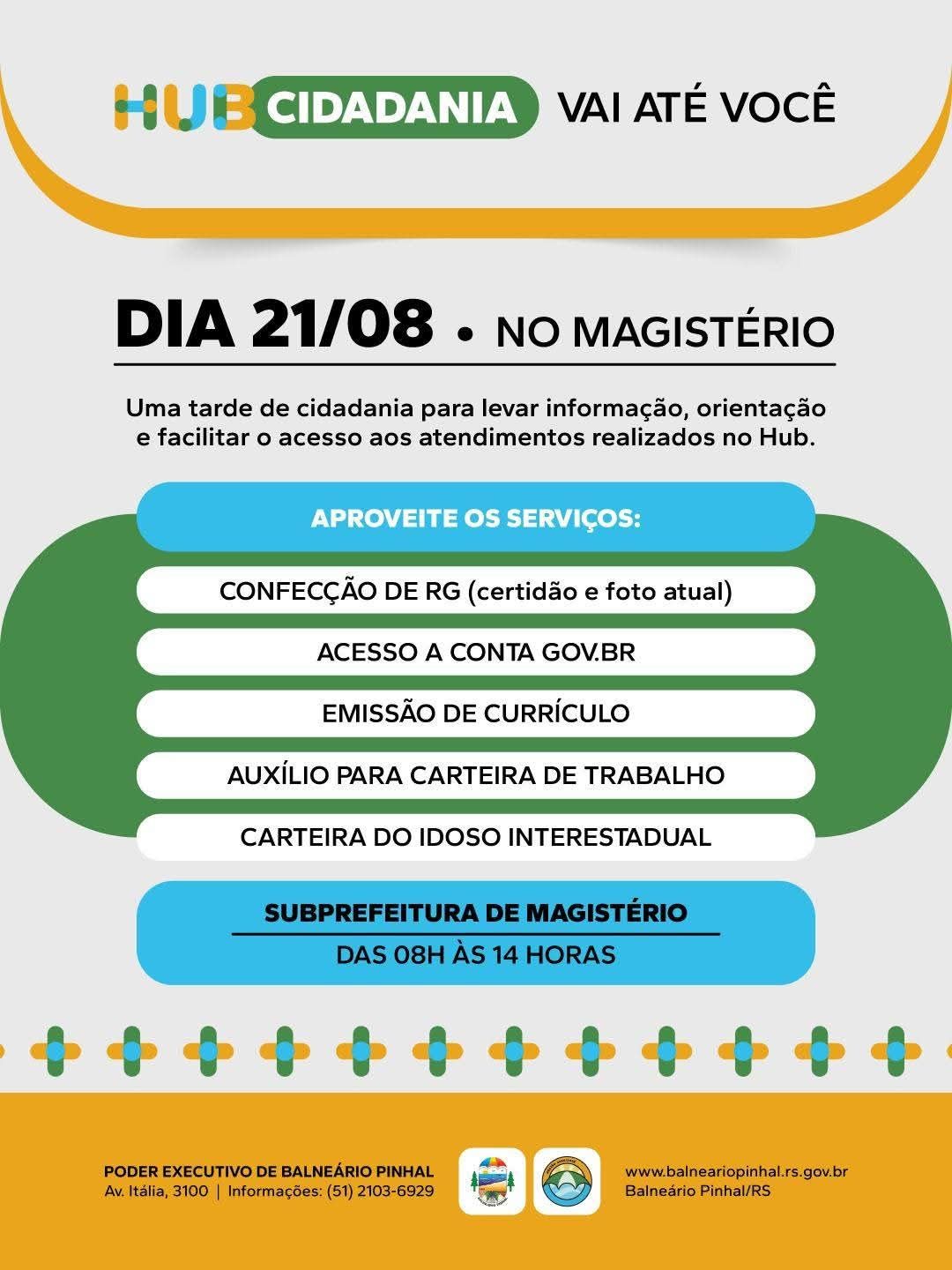 Hub Cidadania em Magistério.