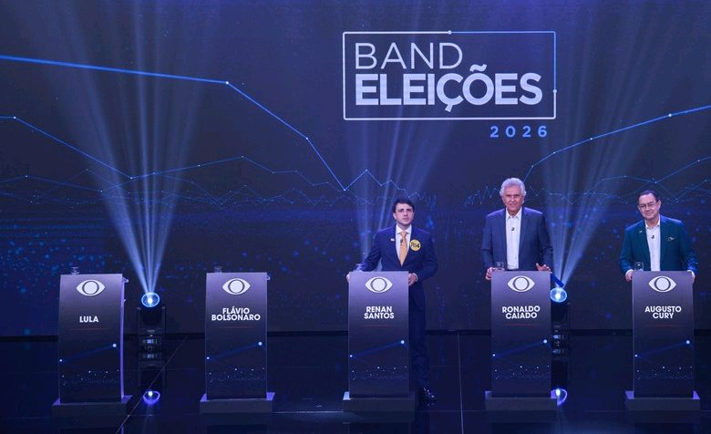 Debate presidencial realizado na Band.