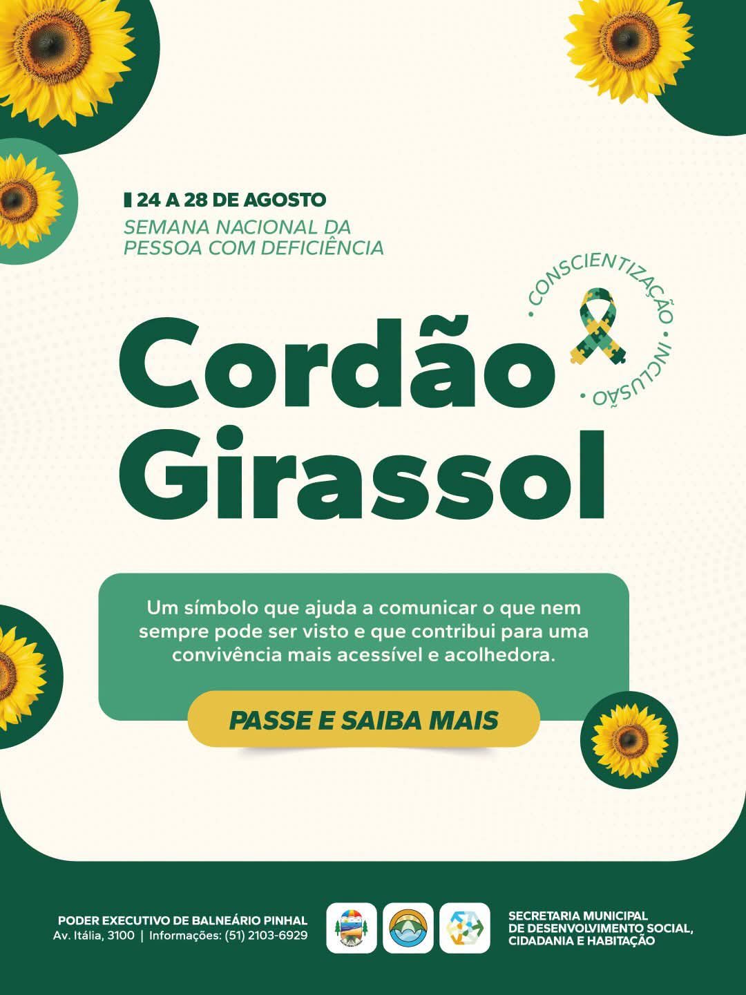 Semana nacional da pessoa com deficiência.