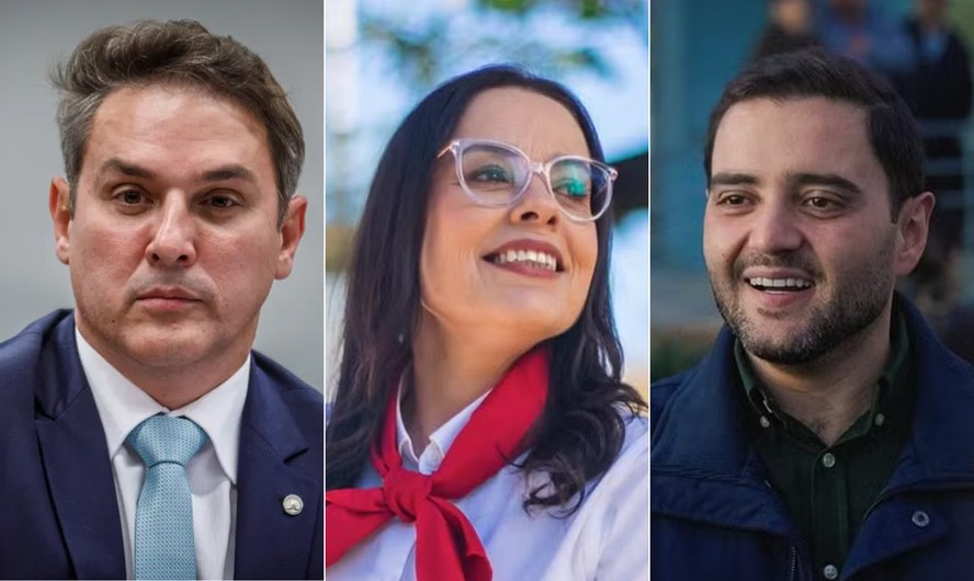 Zucco, Juliana e Gabriel.