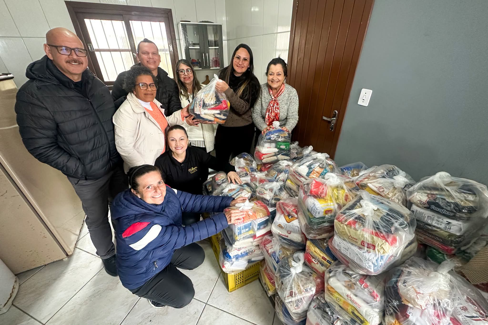 Alimentação coletada durante os eventos em Cidreira.