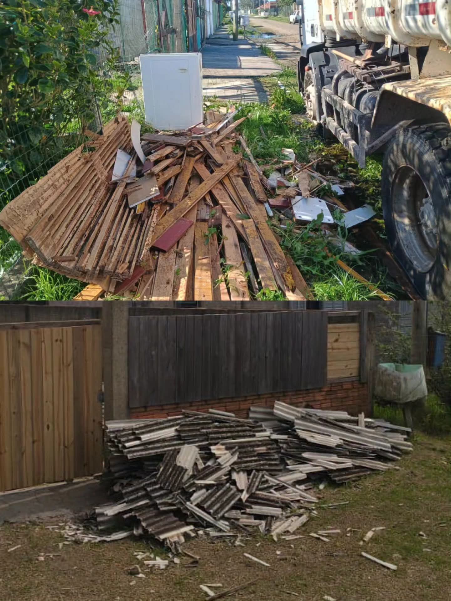 Balneário Pinhal faz campanha contra o descarte irregular.