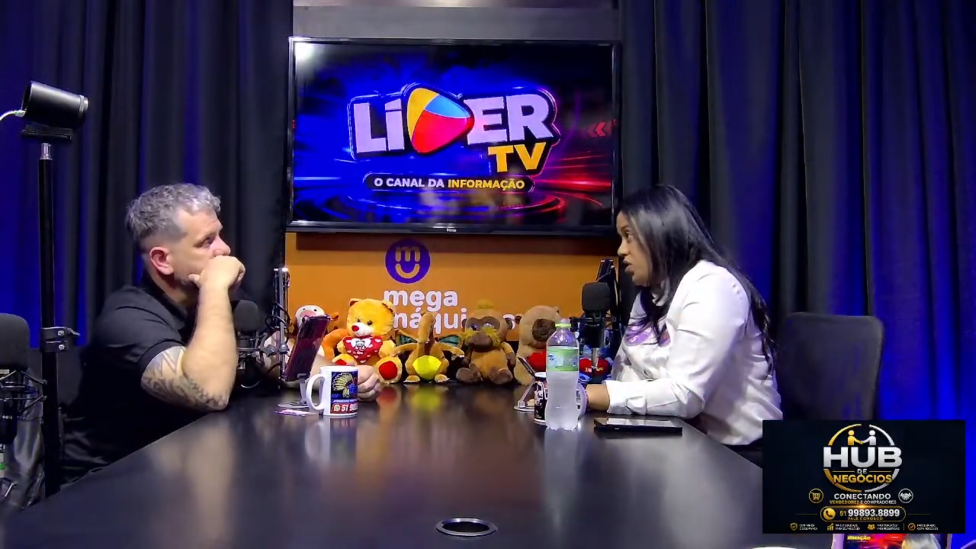 Aiesa Carolina em entrevista ao Programa Hora Política.