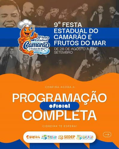 Festa do Camarão em Cidreira.